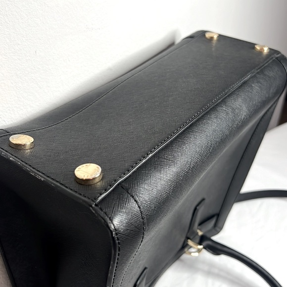 Michael Kors Black Shoulder Tote Bag | Removable Crossbody Strap - Picture 9 of 9